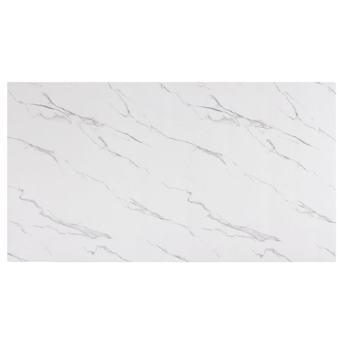 Set Mesa de Centro + Mesa Lateral Mármol Blanco