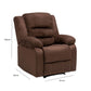 Berger Reclinable 1 Cuerpo - Moderno Martell Terciopelo Elephant