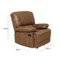 Living Reclinable 3 Cuerpos - Castle 1 Sofá 3 Cuerpos + 2 Bergers