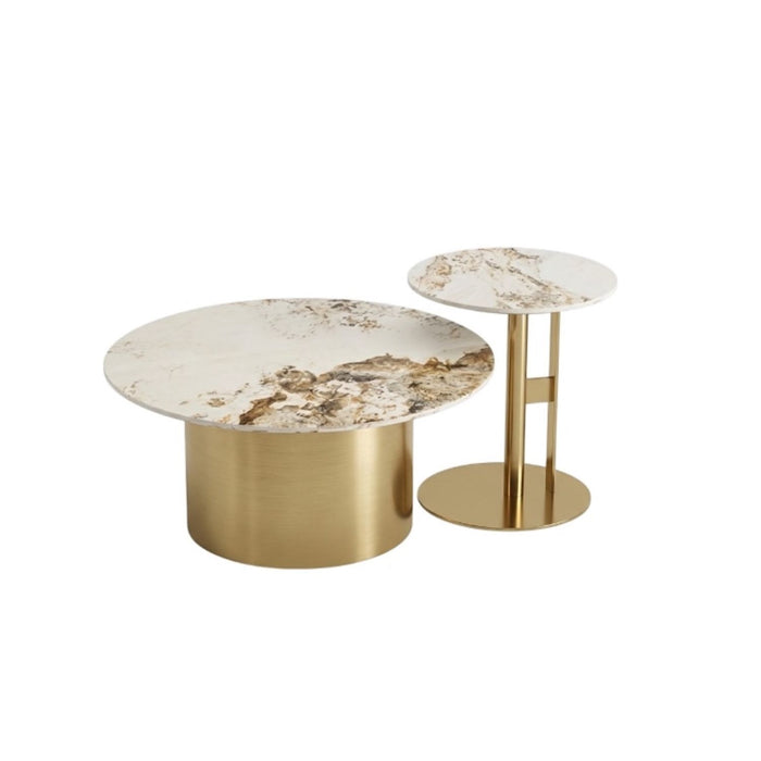 Mesa de Centro Moderna Redonda Mármol Sevilla