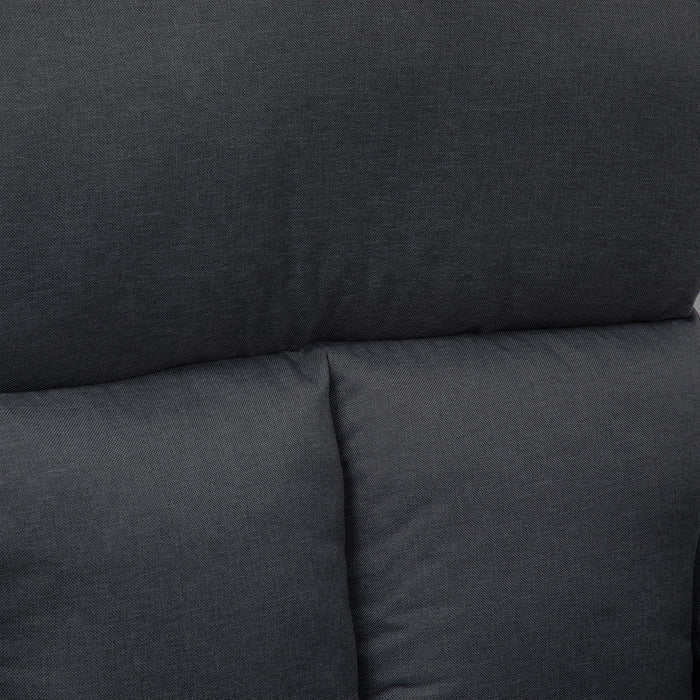 Sillón Lino Negro - Reclinable Moderno Matheus