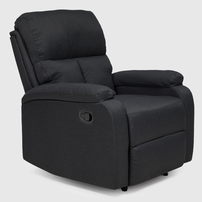 Sillón Lino Negro - Reclinable Moderno Matheus
