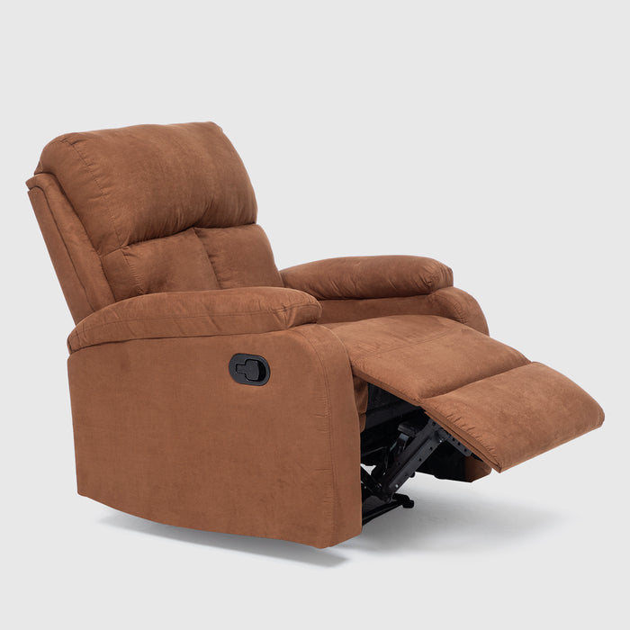 Berger Reclinable Moderno de Lino Café Matheus