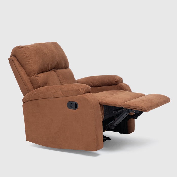 Berger Reclinable Moderno de Lino Café Matheus