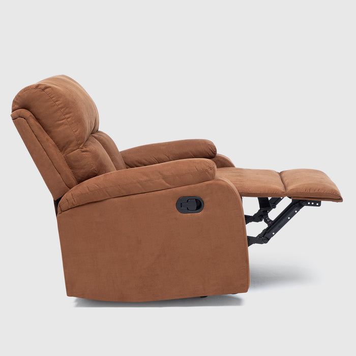 Berger Reclinable Moderno de Lino Café Matheus