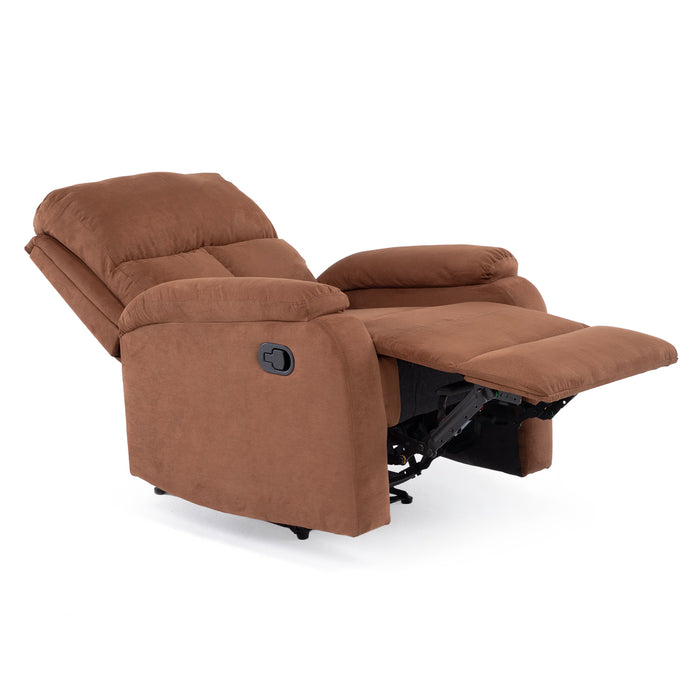 Berger Reclinable Moderno de Lino Café Matheus