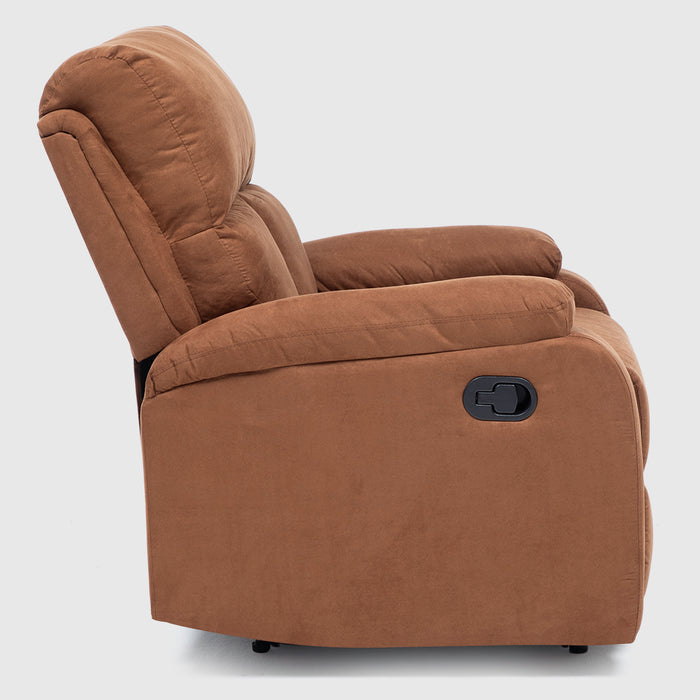 Berger Reclinable Moderno de Lino Café Matheus