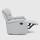Living Reclinable 3 Cuerpos - Matheus Gris 1 Sofá 3 Cuerpos + 2 Bergers