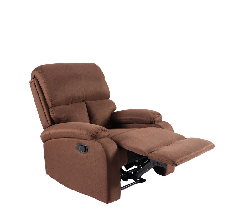 Berger Reclinable Moderno de Lino Café Matheus