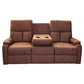 Living Reclinable 3 Cuerpos - Matheus Café 1 Sofá 3 Cuerpos + 2 Bergers