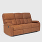 Living Reclinable 3 Cuerpos - Matheus Café 1 Sofá 3 Cuerpos + 2 Bergers