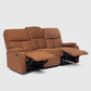 Living Reclinable 3 Cuerpos - Matheus Café 1 Sofá 3 Cuerpos + 2 Bergers