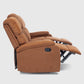 Living Reclinable 3 Cuerpos - Matheus Café 1 Sofá 3 Cuerpos + 2 Bergers