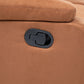 Living Reclinable 3 Cuerpos - Matheus Café 1 Sofá 3 Cuerpos + 2 Bergers