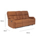 Living Reclinable 3 Cuerpos - Matheus Café 1 Sofá 3 Cuerpos + 2 Bergers