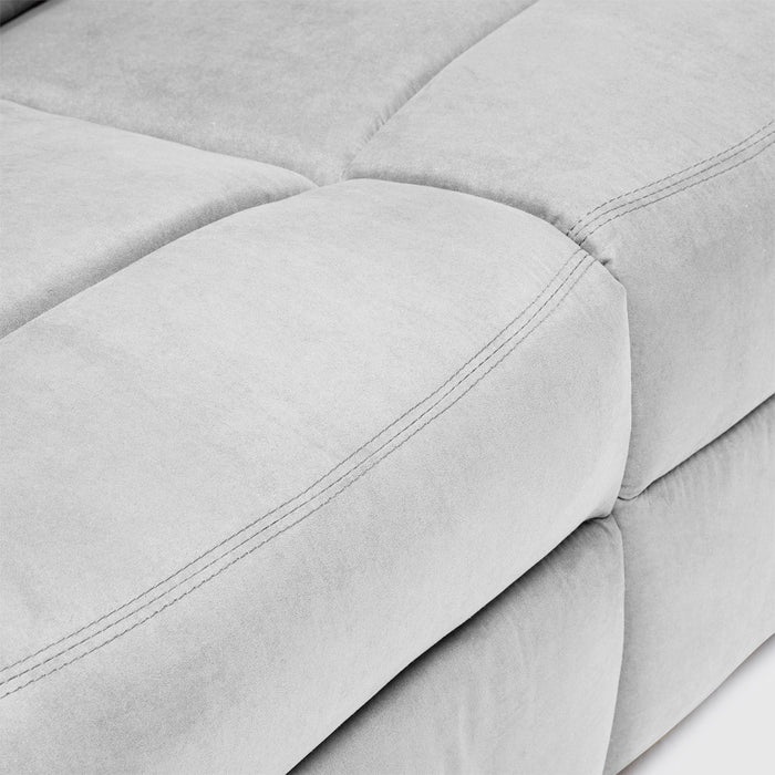 Sofá Gris 3 Cuerpos - Reclinable Moderno Matheus