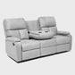 Living Reclinable 3 Cuerpos - Matheus Gris 1 Sofá 3 Cuerpos + 2 Bergers