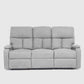 Living Reclinable 3 Cuerpos - Matheus Gris 1 Sofá 3 Cuerpos + 2 Bergers
