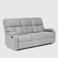 Living Reclinable 3 Cuerpos - Matheus Gris 1 Sofá 3 Cuerpos + 2 Bergers