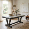 Mesa de Comedor Elegante Rodeus Rectangular