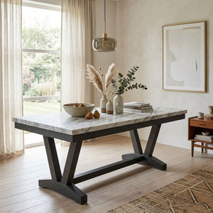 Mesa de Comedor Elegante Rodeus Rectangular