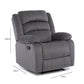 Living Sofá 3 Cuerpos+ Sofá 2 Cuerpos + Berger 1 Cuerpo Reclinables Moderno New Martell
