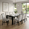 Juego de Comedor 8 Sillas Moderno Belice Blanco