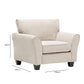 Sillón Beige Moderno y Elegante New Charlotte