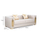 Sofá Elegante 3 Cuerpo Moderno Beige Spencer