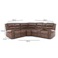 Sofá Seccional Reclinable Moderno 5 Cuerpos + Consola Castle