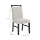 Sillas de Comedor Elegante Belice Blanco Pack 2 Unidades