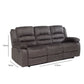 Living Reclinable 3 Cuerpos - Martell 1 Sofá 3 Cuerpos + 2 Bergers