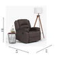 Berger Reclinable 1 Cuerpo - Moderno Martell Terciopelo Elephant