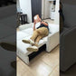 Sofá Cama 2 Cuerpos Beige Moderno New Dallas