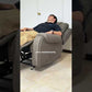 Berger Reclinable y Mecedor Gris Moderno Verona