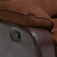 Sofá 3 Cuerpos Reclinable - Moderno Thompson Pu + Microfibra