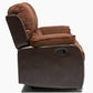 Sofá 3 Cuerpos Reclinable - Moderno Thompson Pu + Microfibra