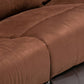 Sofá 3 Cuerpos Reclinable - Moderno Thompson Pu + Microfibra
