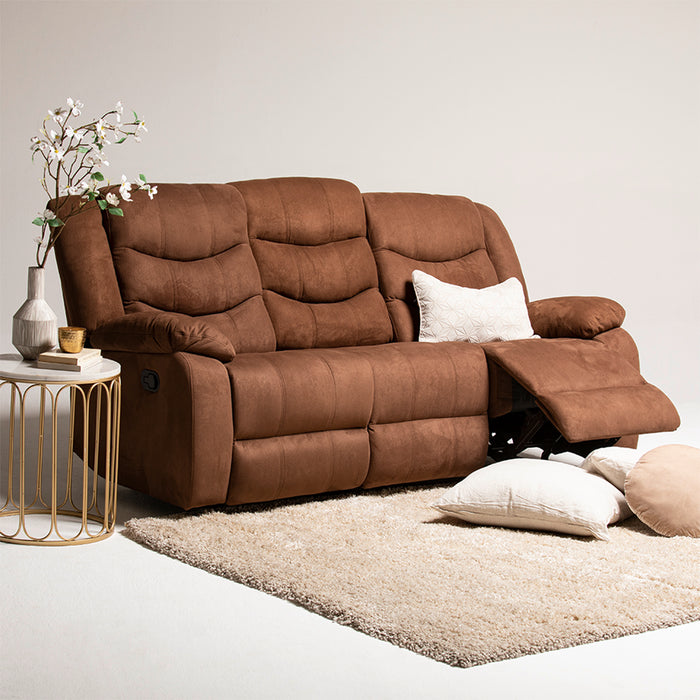 Living 3 Cuerpos - Reclinable Norman + 2 Berger
