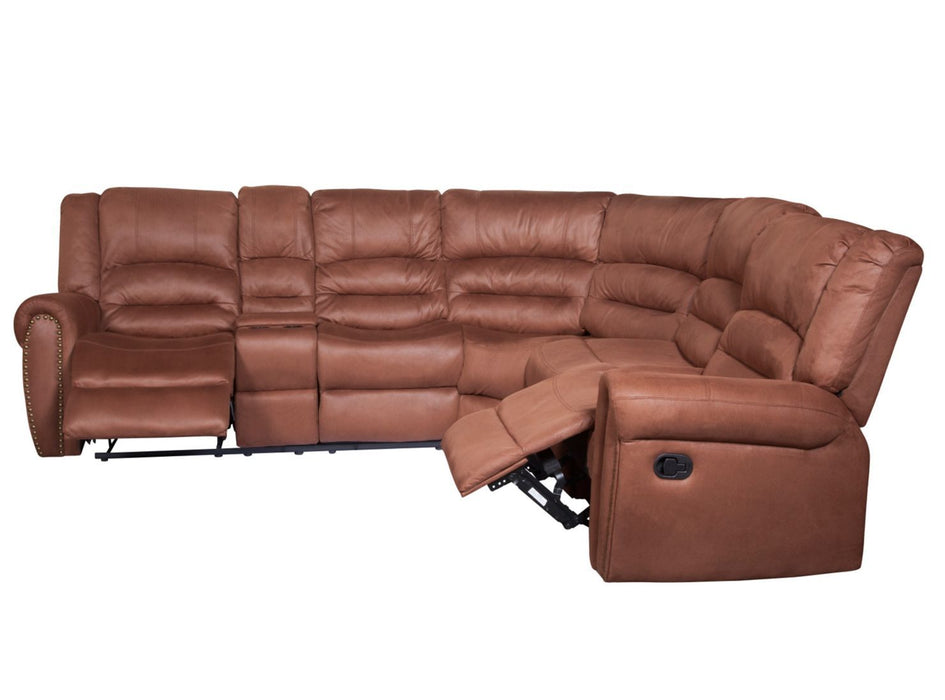Sofá Seccional Moderno Reclinable + Consola Castle