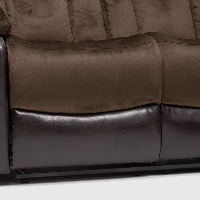 Sofa Seccional Reclinable Porta Vaso Desmond Daniels 8010DCHC