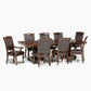 Mesa de Comedor 6 Sillas + 2 Sitiales - Tradicional Delclair