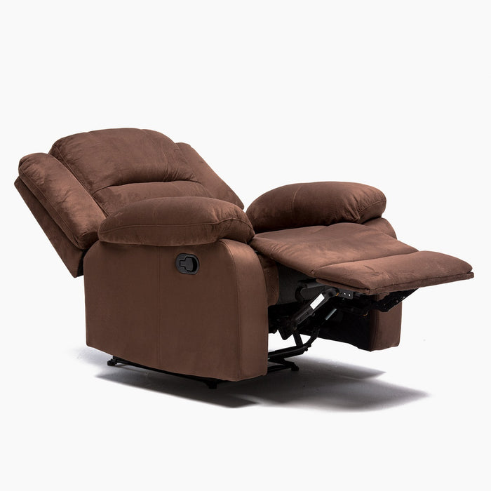 Berger Reclinable 1 Cuerpo - Moderno Martell Terciopelo Elephant