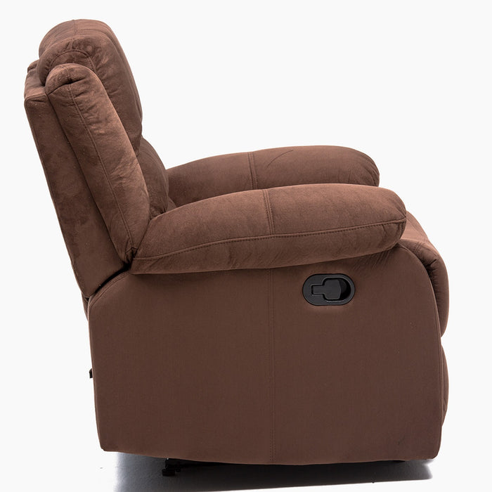 Berger Reclinable 1 Cuerpo - Moderno Martell Terciopelo Elephant