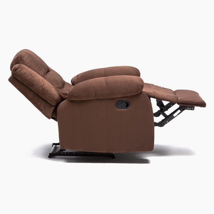 Berger Reclinable 1 Cuerpo - Moderno Martell Terciopelo Elephant