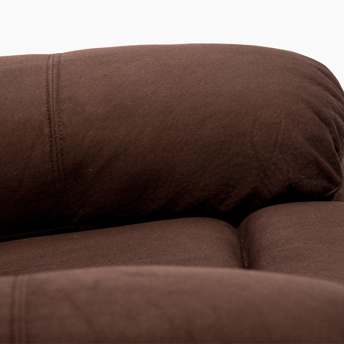 Berger Reclinable 1 Cuerpo - Moderno Martell Terciopelo Elephant