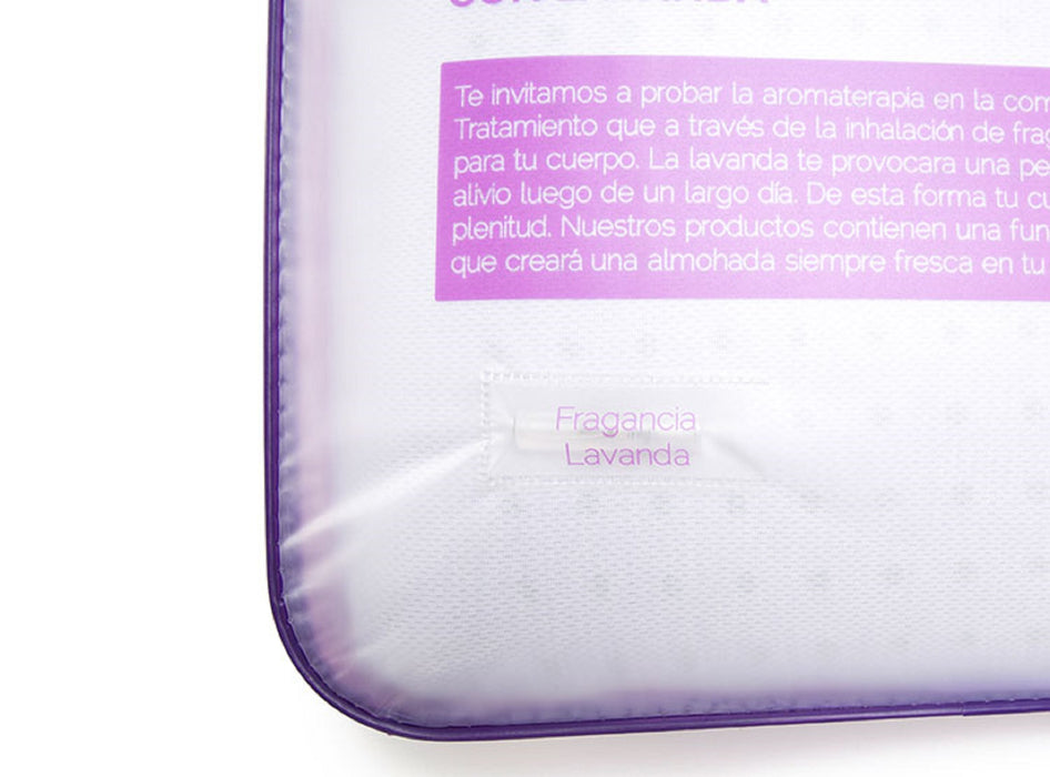 Almohada Gel Memory Foam Infucionada Con Lavanda Lottus