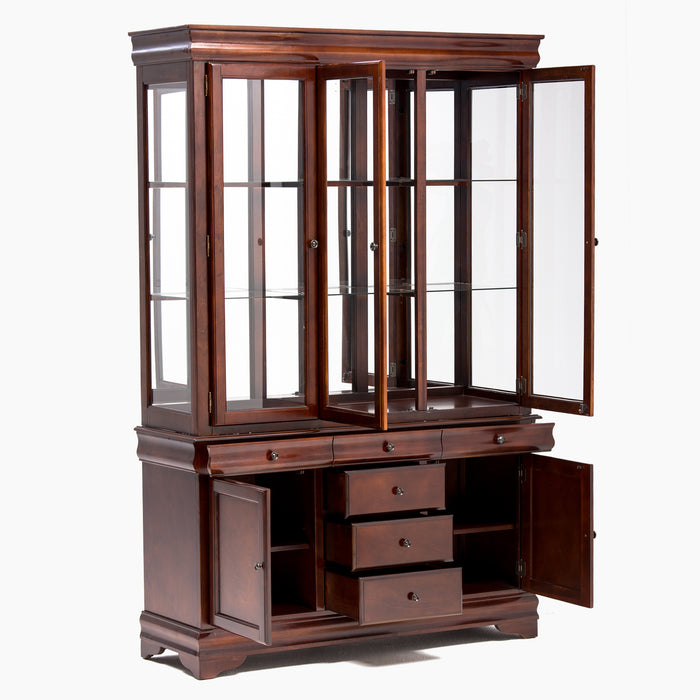 Vitrina Manhattan Tradicional de Madera Clasic