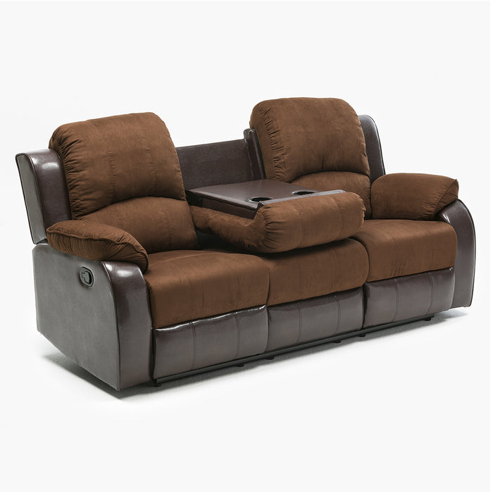 Living Reclinable 3 cuerpos - Thompson 1 Sofá Tres cuerpos + 2 Bergers